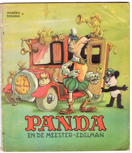 Panda 1 - Panda en de meesteredelman, Softcover, Eerste druk (1952), Panda, de Muinck/H. Courant (De Muinck & co)