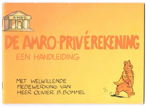 Bommel en Tom Poes - AMRO uitg.  - De AMRO-privérekening - Een handleiding, Softcover (Amro)