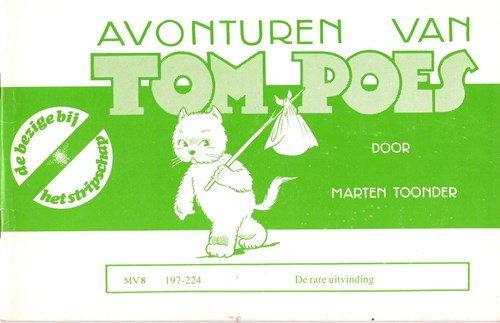 Bommel en Tom Poes - Stripschap serie 8 - De rare uitvinding, Softcover, Eerste druk (1975) (De Bezige Bij)
