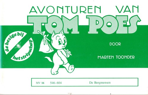 Bommel en Tom Poes - Stripschap serie 16 - De bergmensen, Softcover, Eerste druk (1975) (De Bezige Bij)