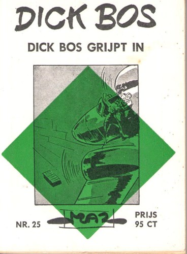 Dick Bos - Maz beeldbibliotheek 25 - Dick Bos grijpt in, Softcover (Maz-Beeldbibliotheek)