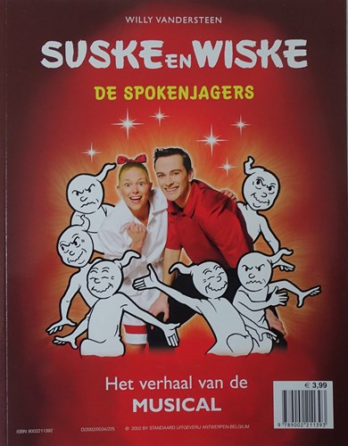 Suske en Wiske - Reclame editie  - Spokenjagers, de musical editie, Softcover (Standaard Uitgeverij)