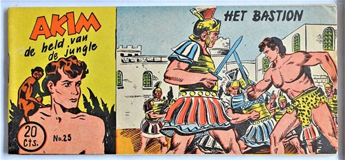 Akim - Held van de jungle, de 25 - Het bastion, Softcover, Eerste druk (1953) (Walter Lehning)