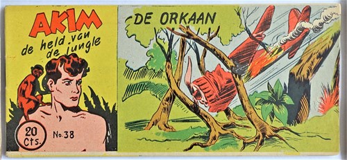 Akim - Held van de jungle, de 38 - De orkaan, Softcover, Eerste druk (1954) (Walter Lehning)