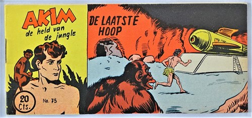 Akim - Held van de jungle, de 75 - De laatste hoop, Softcover, Eerste druk (1954) (Walter Lehning)