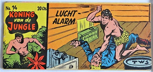 Akim - Koning van de Jungle 14 - Luchtalarm, Softcover, Eerste druk (1955) (Walter Lehning)