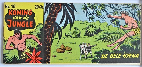 Akim - Koning van de Jungle 16 - De gele hyena, Softcover, Eerste druk (1955) (Walter Lehning)