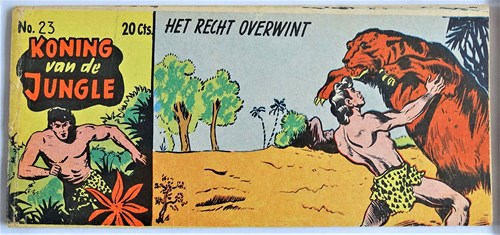 Akim - Koning van de Jungle 23 - Het recht overwint, Softcover, Eerste druk (1955) (Walter Lehning)
