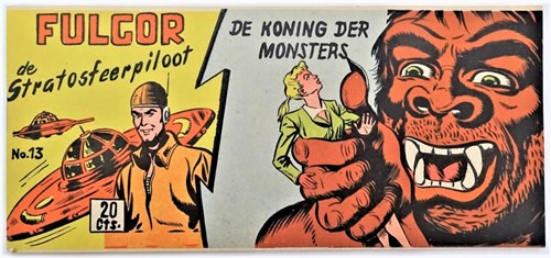 Fulgor 13 - De koning der monsters, Softcover, Eerste druk (1953) (Walter Lehning)