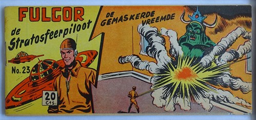 Fulgor 23 - De gemaskerde vreemde, Softcover, Eerste druk (1953) (Walter Lehning)