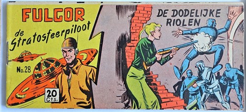 Fulgor 28 - De dodelijke riolen, Softcover, Eerste druk (1954) (Walter Lehning)