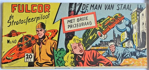 Fulgor 40 - De man van staal, Softcover, Eerste druk (1954) (Walter Lehning)