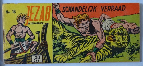 Jezab 18 - Schandelijk verraad, Softcover, Eerste druk (1954) (Walter Lehning)