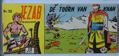 Jezab 25 - De toorn van Khan, Softcover, Eerste druk (1954) (Walter Lehning)