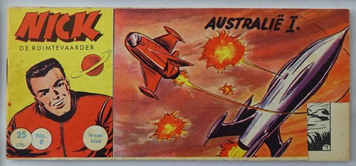 Nick, de ruimtevaarder 8 - Australië I, Softcover, Eerste druk (1961) (Metropolis)