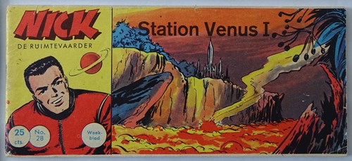 Nick, de ruimtevaarder 28 - Station Venus I, Softcover, Eerste druk (1961) (Metropolis)