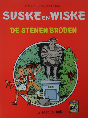 Suske en Wiske - Reclame  - De Stenen Broden editie Dash, Softcover (Standaard Uitgeverij)