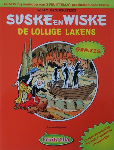 Suske en Wiske - Reclame  - De Lollige Lakens editie Fruittella, Softcover (Standaard Uitgeverij)