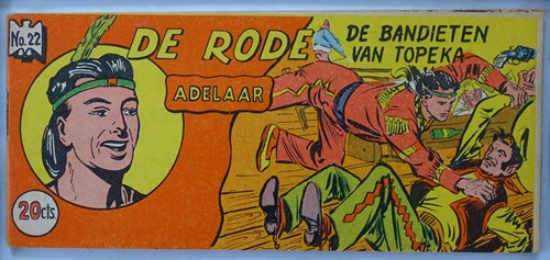 Rode Adelaar 22 - De bandieten van Topeka, Softcover, Eerste druk (1953) (Walter Lehning)