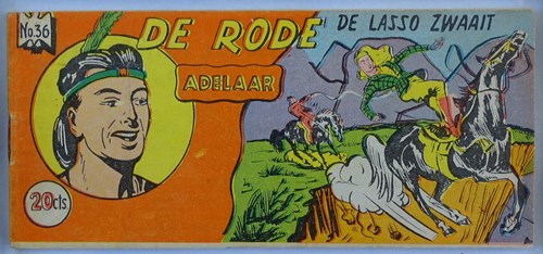 Rode Adelaar 36 - De lasso zwaait, Softcover, Eerste druk (1954) (Walter Lehning)