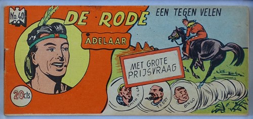 Rode Adelaar 40 - Een tegen velen, Softcover, Eerste druk (1954) (Walter Lehning)