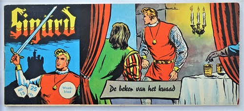 Sigürd - Eerste reeks 13 - De beker van het kwaad, Softcover, Eerste druk (1959) (Walter Lehning)