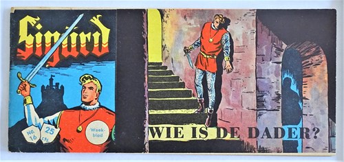 Sigürd - Eerste reeks 16 - Wie is de dader?, Softcover, Eerste druk (1959) (Walter Lehning)