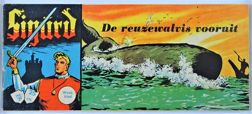 Sigürd - Eerste reeks 39 - De reuzewalvis vooruit, Softcover, Eerste druk (1960) (Metropolis)