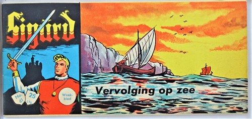 Sigürd - Eerste reeks 61 - Vervolging op zee, Softcover, Eerste druk (1960) (Metropolis)