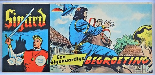 Sigürd - Eerste reeks 73 - Een eigenaardige begroeting, Softcover, Eerste druk (1961) (Metropolis)
