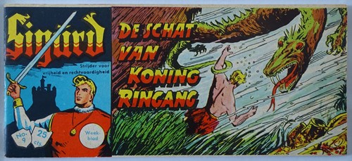 Sigürd - Strijder Voor vrijheid en rechtvaardigheid 9 - De schat van koning Ringang, Softcover, Eerste druk (1962) (Metropolis)