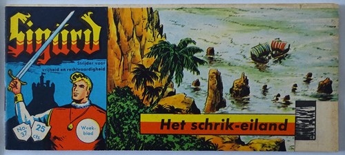 Sigürd - Strijder Voor vrijheid en rechtvaardigheid 37 - Het schrik-eiland, Softcover, Eerste druk (1962) (Metropolis)