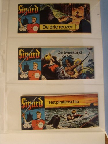 Sigürd - Strijder Voor vrijheid en rechtvaardigheid 50 - De drie reuzen, Softcover, Eerste druk (1963) (Metropolis)