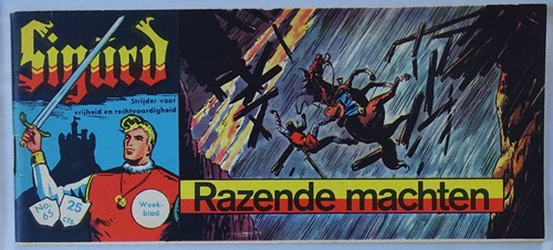 Sigürd - Strijder Voor vrijheid en rechtvaardigheid 65 - Razende machten, Softcover, Eerste druk (1963) (Metropolis)