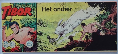 Tibor - Zoon van het Oerwoud 169 - Het ondier, Softcover, Eerste druk (1962) (Metropolis)