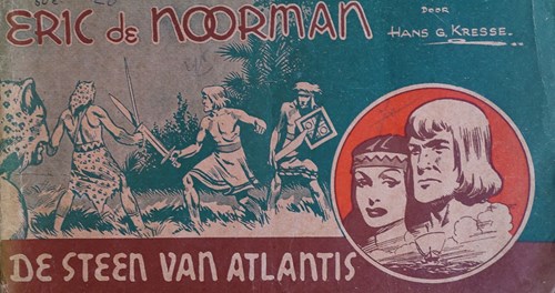 Eric de Noorman - Nederlands oblong reeks 1 - De steen van Atlantis, Softcover (Het kasteel van Aemstel)