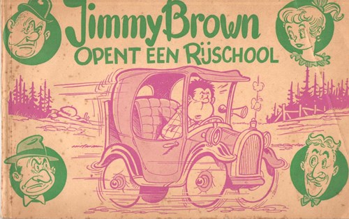 Jimmy Brown - Goede Boek 11 - Jimmy Brown opent een rijschool, Softcover, Eerste druk (1961) (Het Goede Boek)