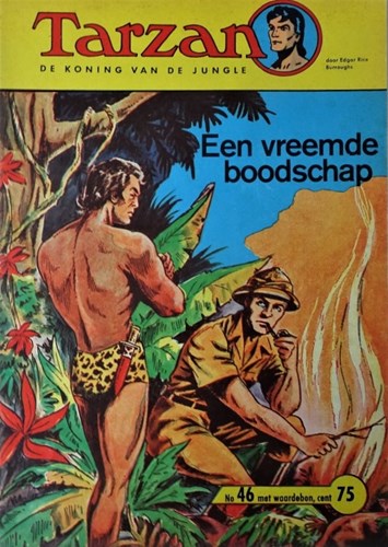 Tarzan - Koning van de Jungle 46 - Een vreemde boodschap, Softcover, Eerste druk (1961) (Metropolis)