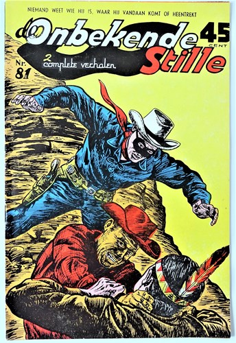 Lone Ranger / Onbekende Stille 81 - Onderwereld, Softcover, Eerste druk (1957) (A.T.H.)