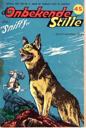 Lone Ranger / Onbekende Stille 103 - Sniffy, Softcover, Eerste druk (1959) (A.T.H.)