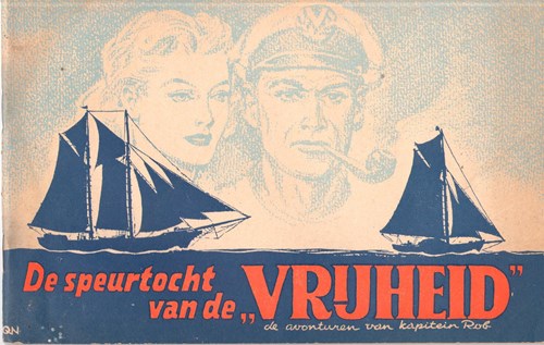 Kapitein Rob 33 - De speurtocht van de Vrijheid, Softcover, Eerste druk (1954), Kapitein Rob - Eerste Nederlandse Serie (Het Parool)