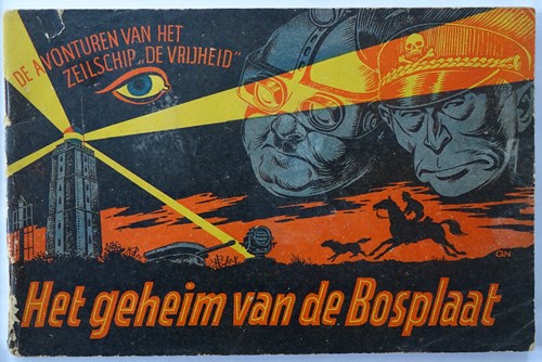 Kapitein Rob 6 - Het geheim van de Bosplaat, Softcover, Eerste druk (1948), Kapitein Rob - Eerste Nederlandse Serie (Het Parool)