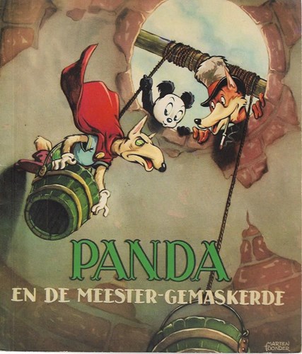 Panda 2 - Panda en de meester-gemaskerde, Softcover, Eerste druk (1952), Panda, de Muinck/H. Courant (De Muinck & co)
