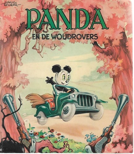 Panda 4 - Panda en de Woudrovers, Softcover, Eerste druk (1953), Panda, de Muinck/H. Courant (De Muinck & co)