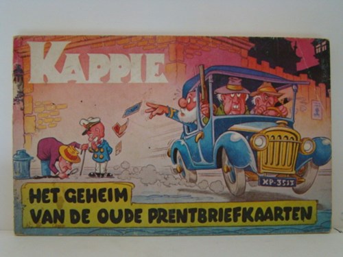 Kappie - Wolters 3 - Het geheim van de oude prentbriefkaarten, Softcover, Eerste druk (1972) (Wolters-Noordhoff)