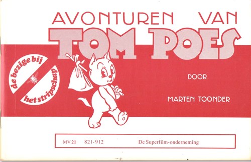 Bommel en Tom Poes - Stripschap serie 21 - De Superfilm-onderneming, Softcover, Eerste druk (1975) (De Bezige Bij)