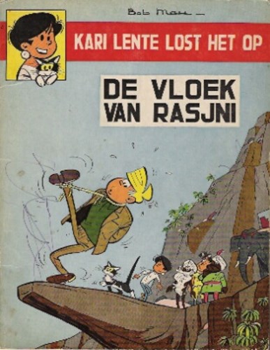 Kari Lente - Standaard 4 - De vloek van Rasjni, Softcover, Eerste druk (1966) (Standaard Boekhandel)