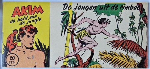 Akim - Held van de jungle, de 1 - De jongen uit de rimboe, Softcover, Eerste druk (1953) (Walter Lehning)