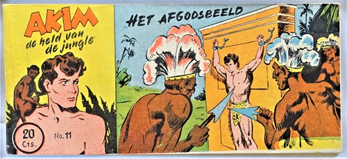 Akim - Held van de jungle, de 11 - Het afgodsbeeld, Softcover, Eerste druk (1953) (Walter Lehning)