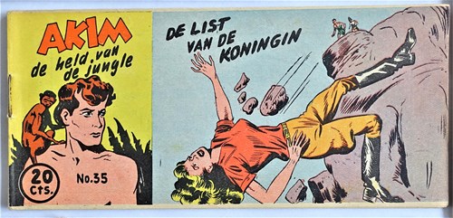 Akim - Held van de jungle, de 35 - De list van de koningin, Softcover, Eerste druk (1954) (Walter Lehning)